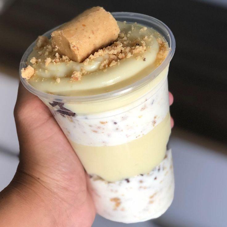 Copo da felicidade de paçoca